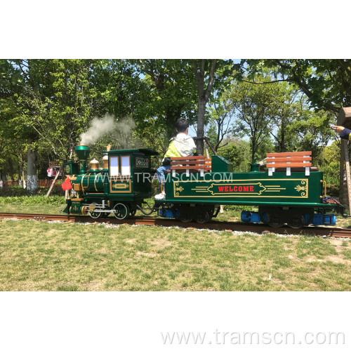 NEWEST KIDDY RIDE PARK STEAM LOCOMOTIVE